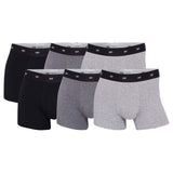 CR7 Herren Boxershorts, 6er Pack - Bambus-Viskose,Trunks, Cotton Stretch, Logobund