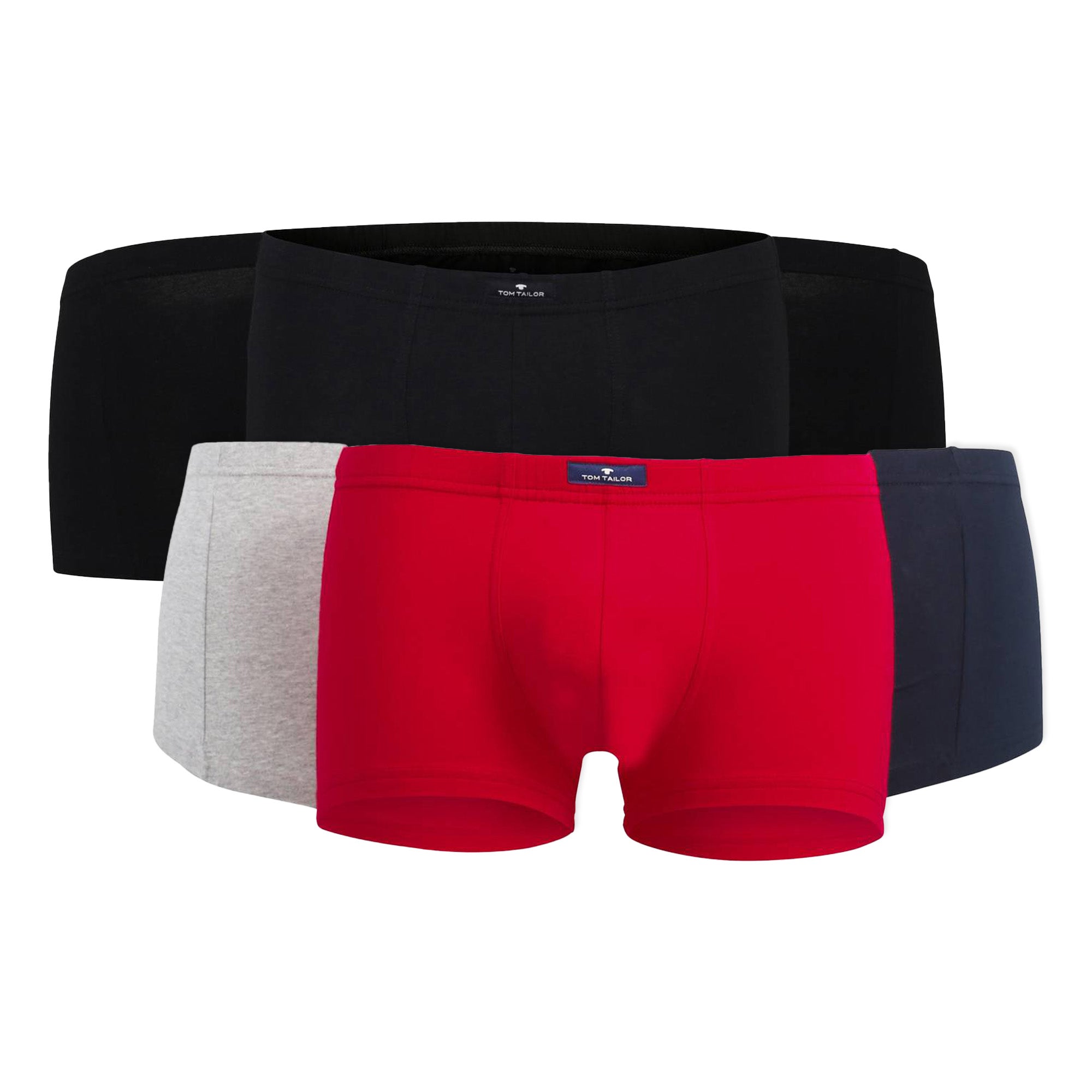 TOM TAILOR Men's Shorts, Pack of 6 - X-LASTIC, Boxer Briefs, Pants, Stretch Cotton