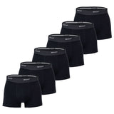 GANT Herren Boxershorts, 6er Pack - Core Trunk 6-Pack, Cotton Stretch, einfarbig