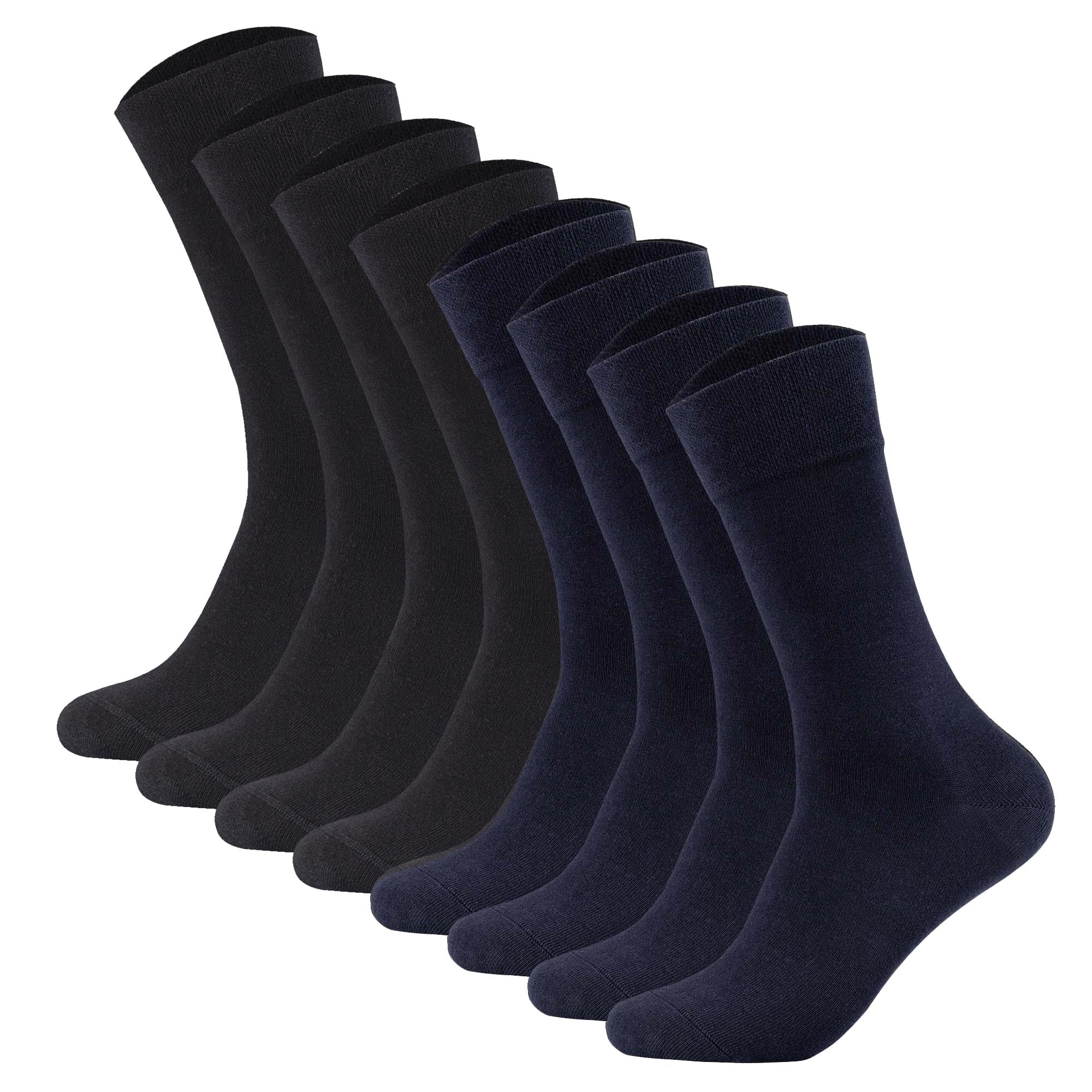 Camano Herren Socken, 8er Pack - Organic Cotton, einfarbig