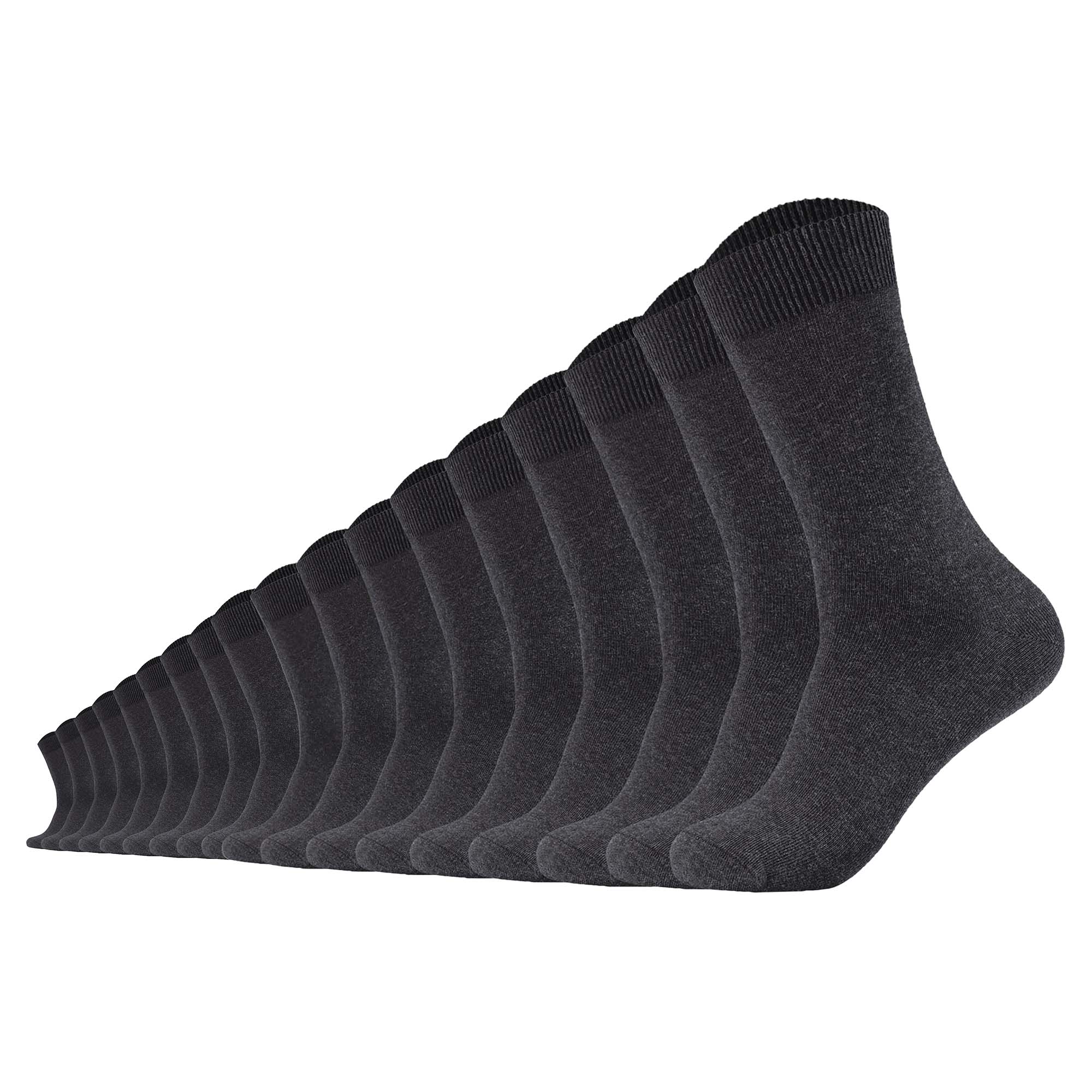 Camano Unisex Socken 18er Pack - Comfort Socks, einfarbig