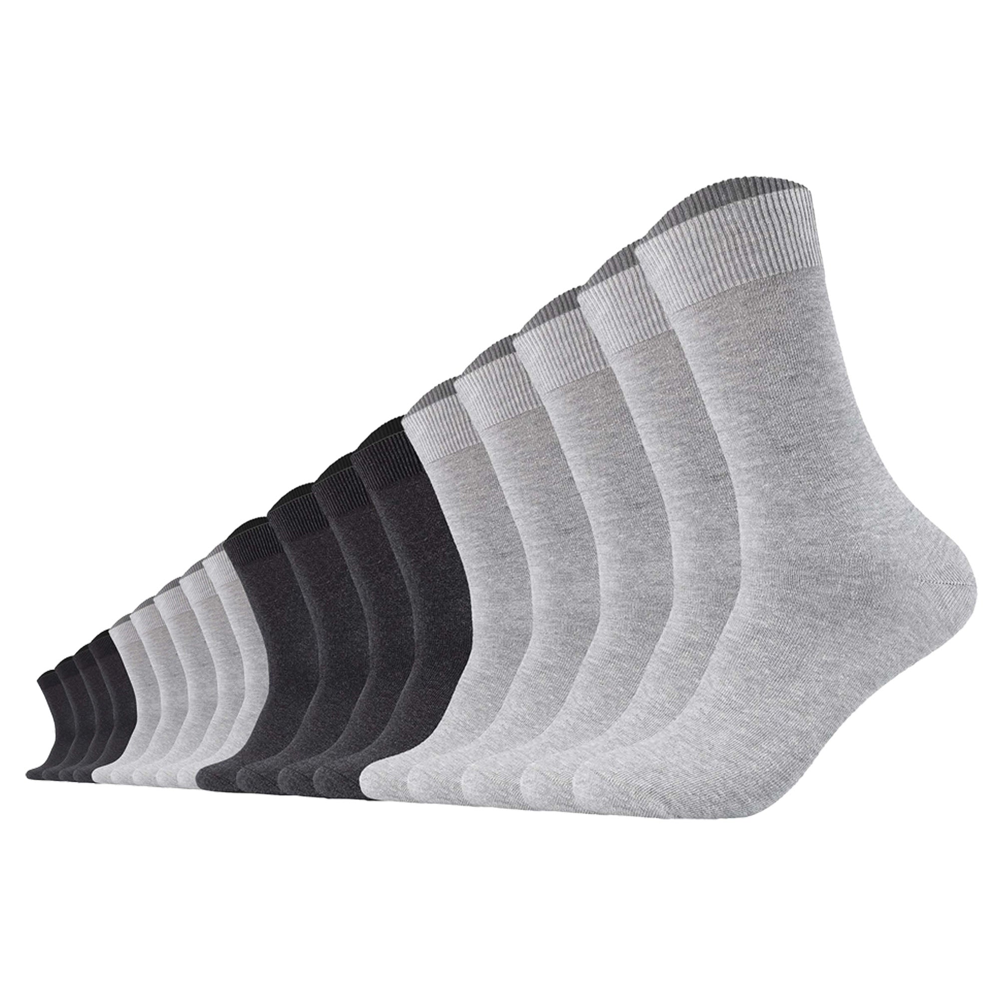 Camano Unisex Socken 18er Pack - Comfort Socks, einfarbig