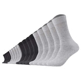 Camano Unisex Socken 18er Pack - Comfort Socks, einfarbig