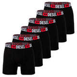 DIESEL Men's Boxer Shorts, 6-Pack -MAX-D-CORE, Boxer Briefs Long, Cotton Stretch