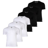 DIESEL Herren T-Shirt, 6er Pack - MICHAEL, Unterhemd, V-Neck, kurzarm, Baumwolle