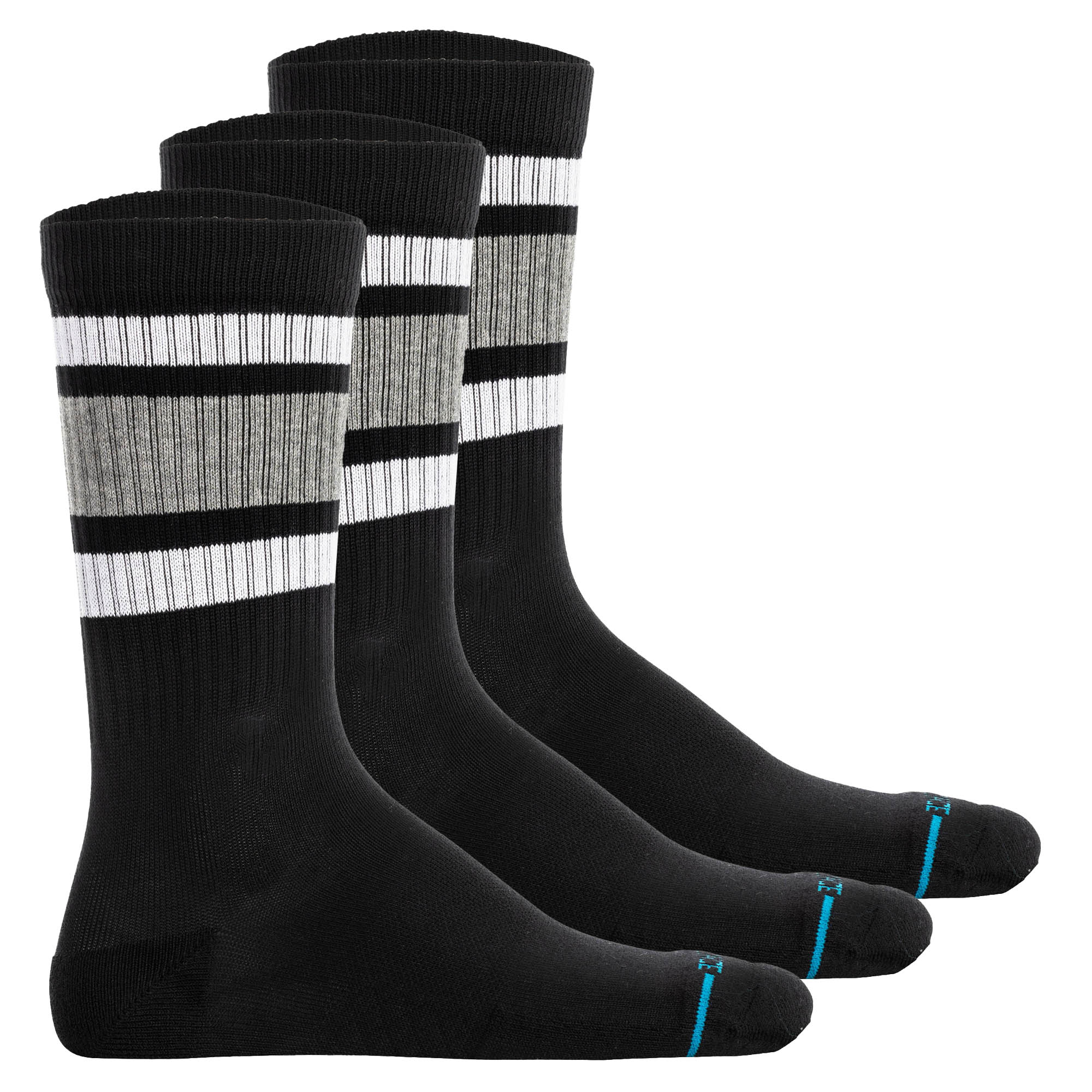STANCE Unisex Socken 3er Pack - Boyd ST, Logo, Streifen, Crew Socken