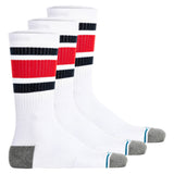 STANCE Unisex Socken 3er Pack - Boyd ST, Logo, Streifen, Crew Socken
