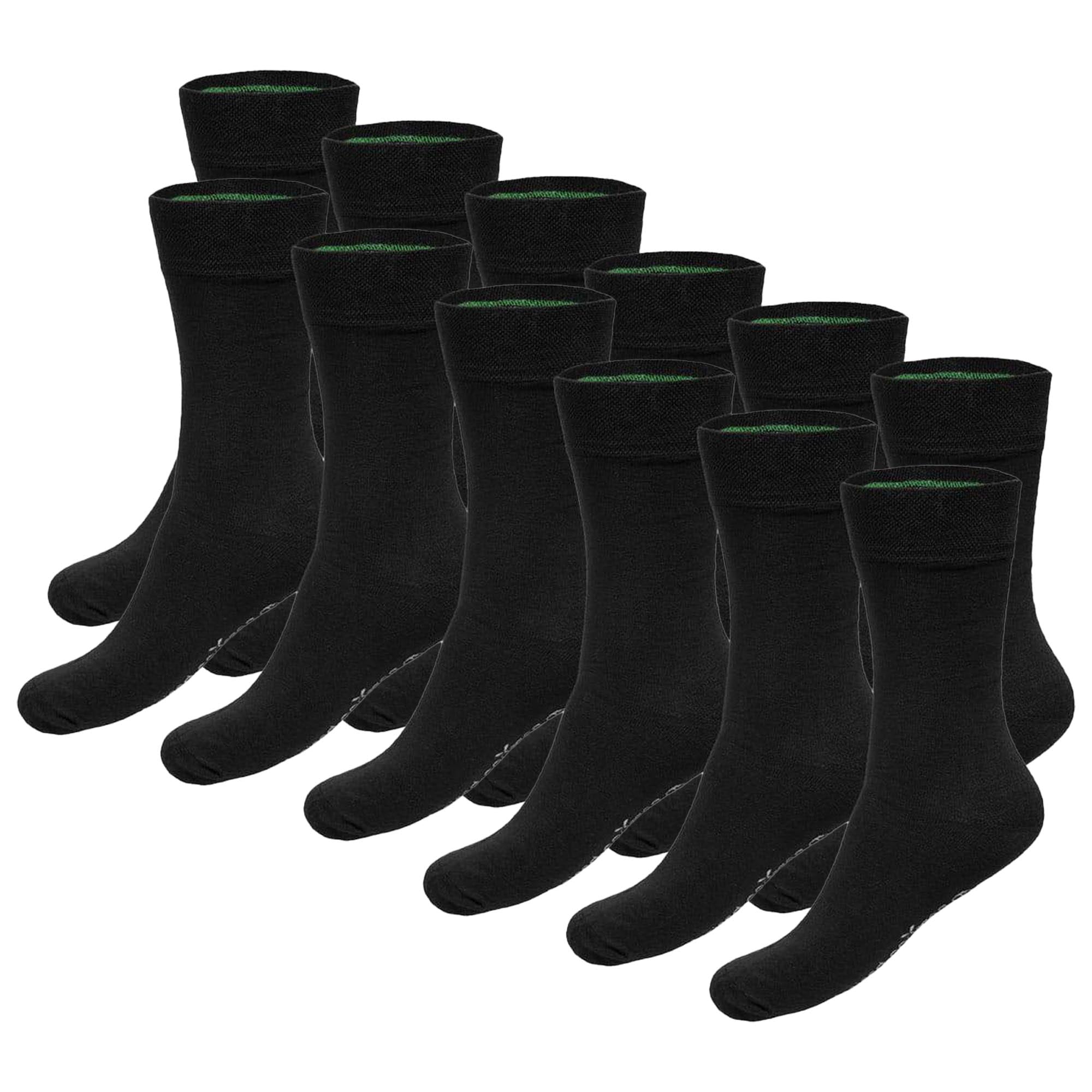 Bamboo basics Unisex Socken, 12er Pack - BEAU Anklet Socks, Kurzsocken, einfarbig