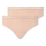 Chantelle Damen Slip 2er Pack - Cozy Chic, unsichtbar, atmungsaktiv
