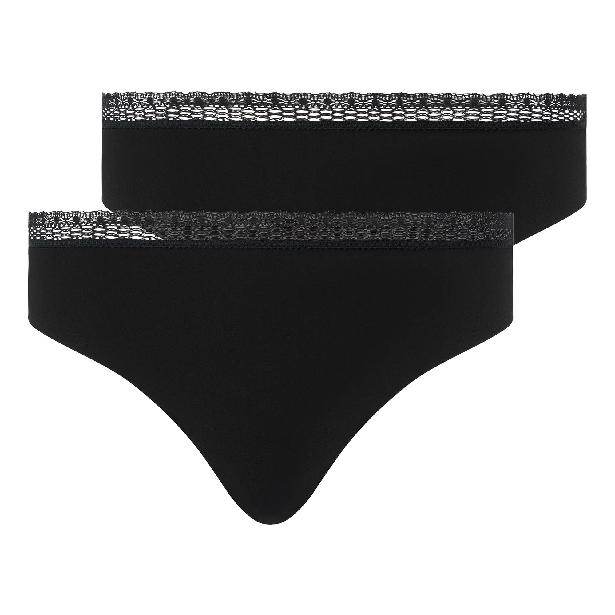 Chantelle Damen Slip 2er Pack - Cozy Chic, unsichtbar, atmungsaktiv