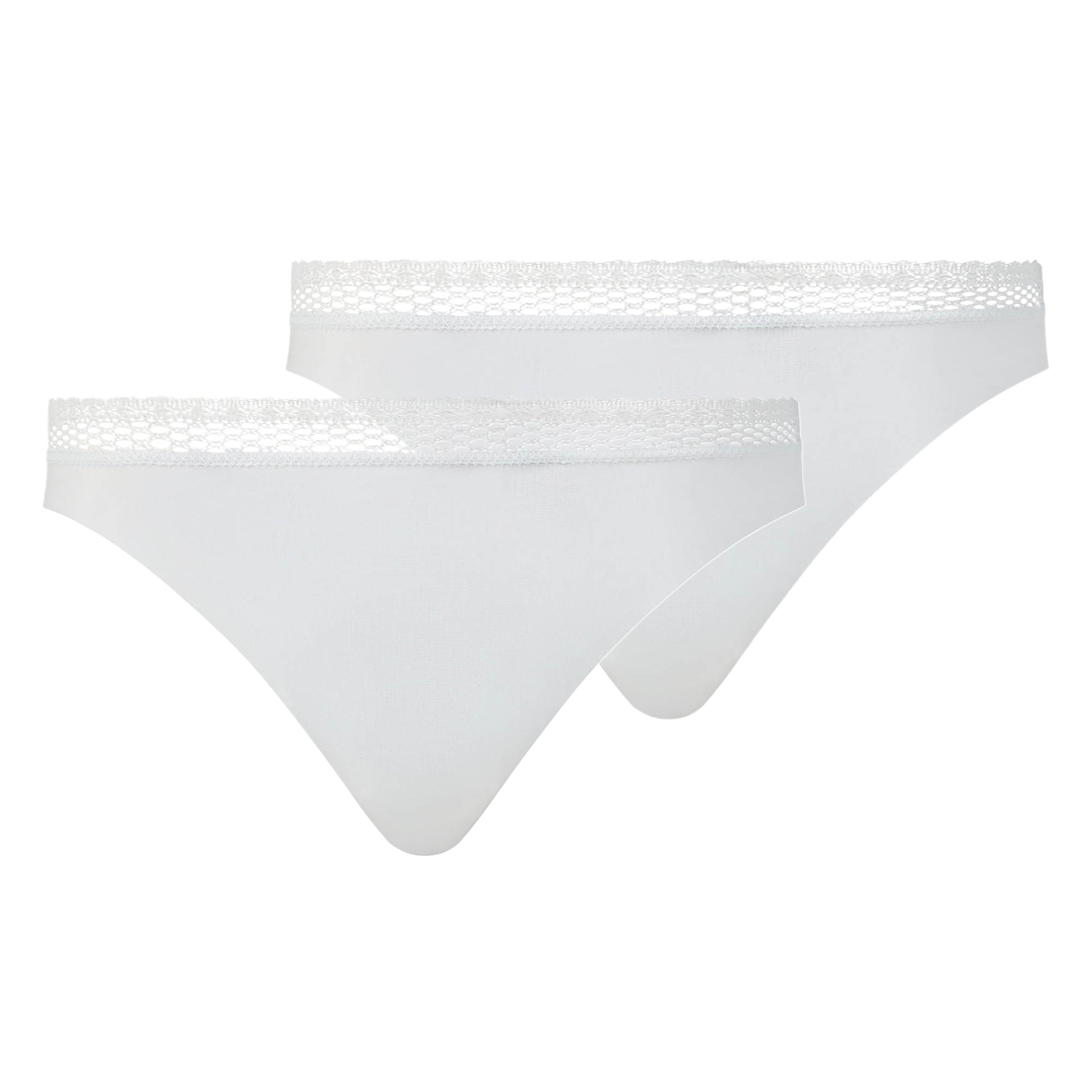 Chantelle Women Thong pack of 2 - Cozy Chic, invisible, breathable