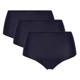 Chantelle Damen Taillen-Slip, 3er Pack - SoftStretch, nahtlos, unsichtbar, Einheitsgröße 36-44