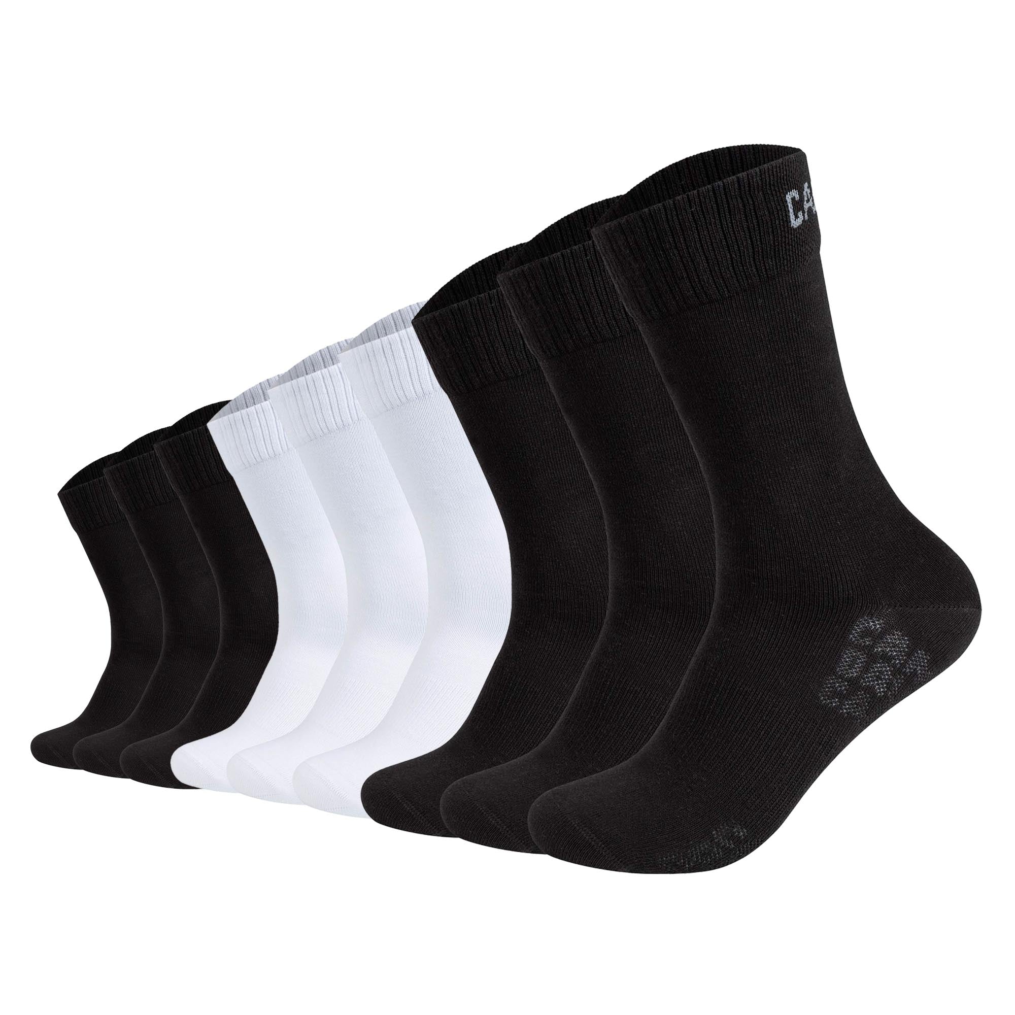 CAMP DAVID Herren Socken, 9er Pack - Action-Mesh Socks 9P, Logo, Baumwoll-Mix