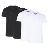CAMP DAVID Men's T-Shirts, 4-Pack - Crew Neck T-Shirt 4P, Cotton Stretch