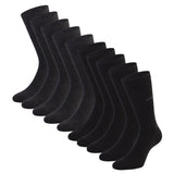 CINQUE Herren Socken, 10er Pack - Business-Socken, Baumwollmischung, Logo, einfarbig