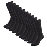 CINQUE Herren Socken, 10er Pack - Business-Socken, Baumwollmischung, Logo, einfarbig