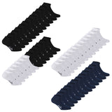 Diadora Unisex Sneaker Socken, 12er Pack - Sportsocken, Mercerisierte Baumwolle, Logo, einfarbig