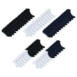 Diadora Unisex Sneaker Socks, 12 Pack - Socks, Mercerized Cotton, Logo, solid color