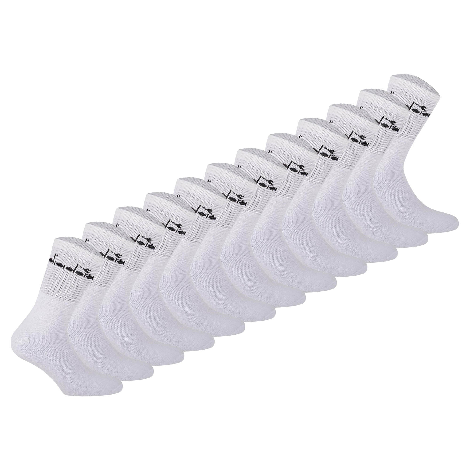 Diadora Unisex Tennissocken - 12er Pack, Logo