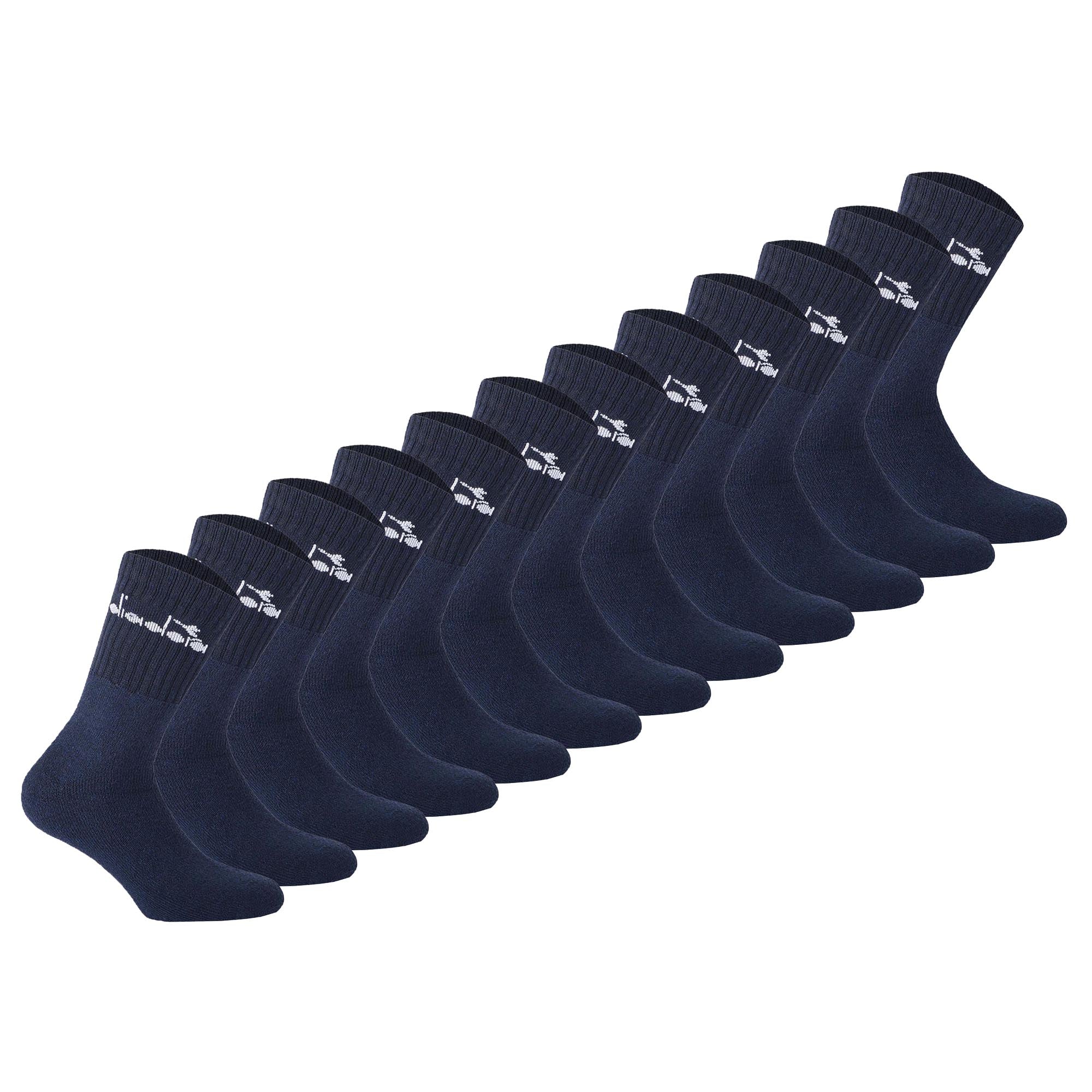 Diadora Unisex Tennissocken - 12er Pack, Logo