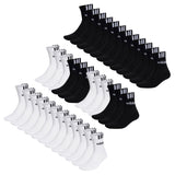 adidas Unisex Quarter Socken, 12er Pack - Cushioned 3S Linear, Logo, einfarbig