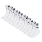 adidas Unisex Quarter Socken, 12er Pack - Cushioned 3S Linear, Logo, einfarbig
