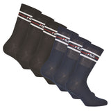 FILA Unisex Socken, 6er Pack - Strümpfe, Street, Lifesyle, Sport (2x 3 Paar)