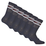 FILA Unisex Socken, 6er Pack - Strümpfe, Street, Lifesyle, Sport (2x 3 Paar)