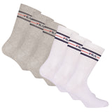 FILA Unisex Socken, 6er Pack - Strümpfe, Street, Lifesyle, Sport (2x 3 Paar)