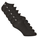 FILA Unisex Sneaker Socken, 6er Pack - Invisible, kurze Socken, Logo (2x 3 Paar)