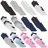 FILA Unisex Sneaker Socken, 6er Pack - Invisible, kurze Socken, Logo (2x 3 Paar)