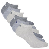 FILA Unisex Sneaker Socken, 6er Pack - Invisible, kurze Socken, Logo (2x 3 Paar)
