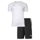 PUMA Herren Finisher Set - Training Shorts kurz, Funktionsshirt Rundhals uni