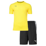 PUMA Herren Finisher Set - Training Shorts kurz, Funktionsshirt Rundhals uni
