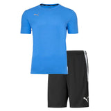 PUMA Herren Finisher Set - Training Shorts kurz, Funktionsshirt Rundhals uni