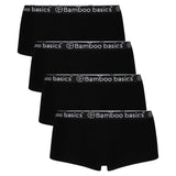 Bamboo basics Damen Hipster IRIS, 4er Pack - Panty, atmungsaktiv, Single Jersey