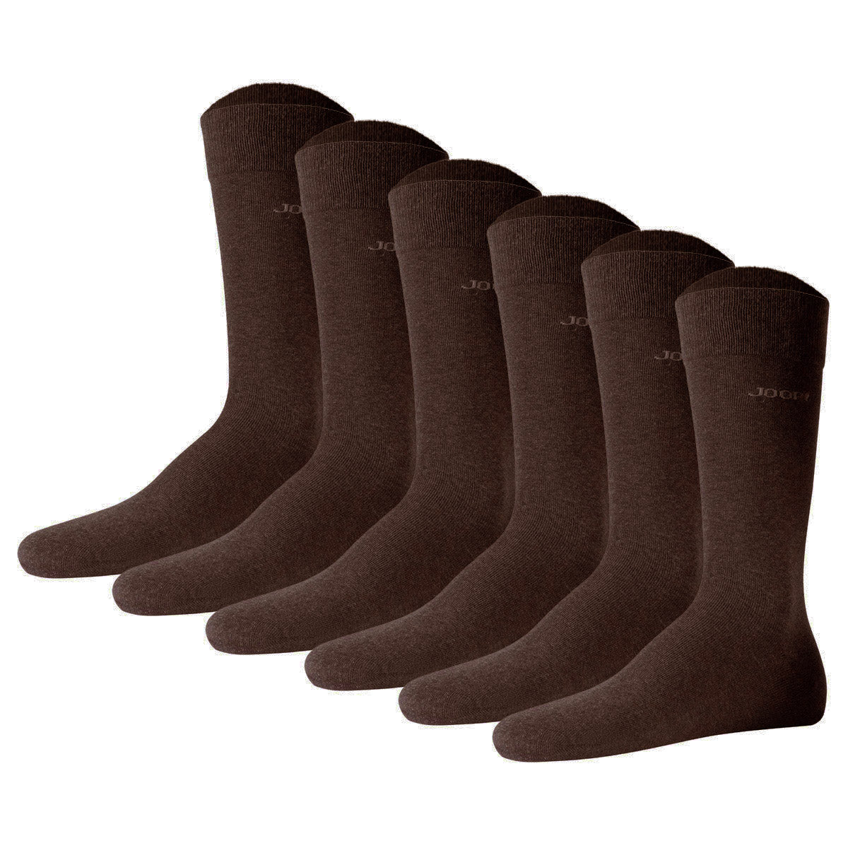 JOOP! Unisex Socken, 6er Pack - Premium Essential Organic Cotton Socks, Logo, einfarbig