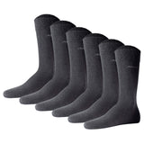 JOOP! Unisex Socken, 6er Pack - Premium Essential Organic Cotton Socks, Logo, einfarbig