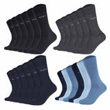 JOOP! Unisex Socken, 6er Pack - Premium Essential Mercerised Socks, Logo, einfarbig