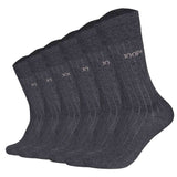 JOOP! Unisex Socken, 6er Pack - Premium Essential Mercerised Socks, Logo, einfarbig