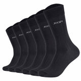 JOOP! Unisex Socken, 6er Pack - Premium Essential Mercerised Socks, Logo, einfarbig