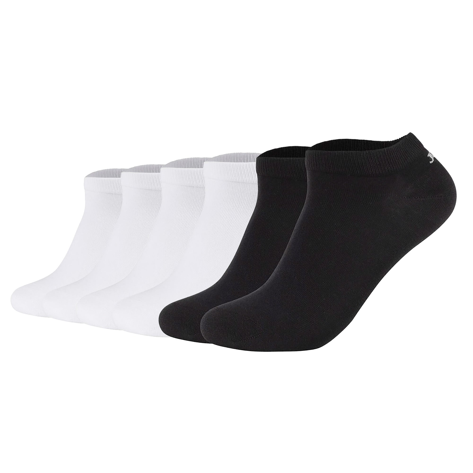 JOOP! Unisex Sneakersocken, 6er Pack - Premium Essential Organic Cotton Sneaker, Logo, einfarbig