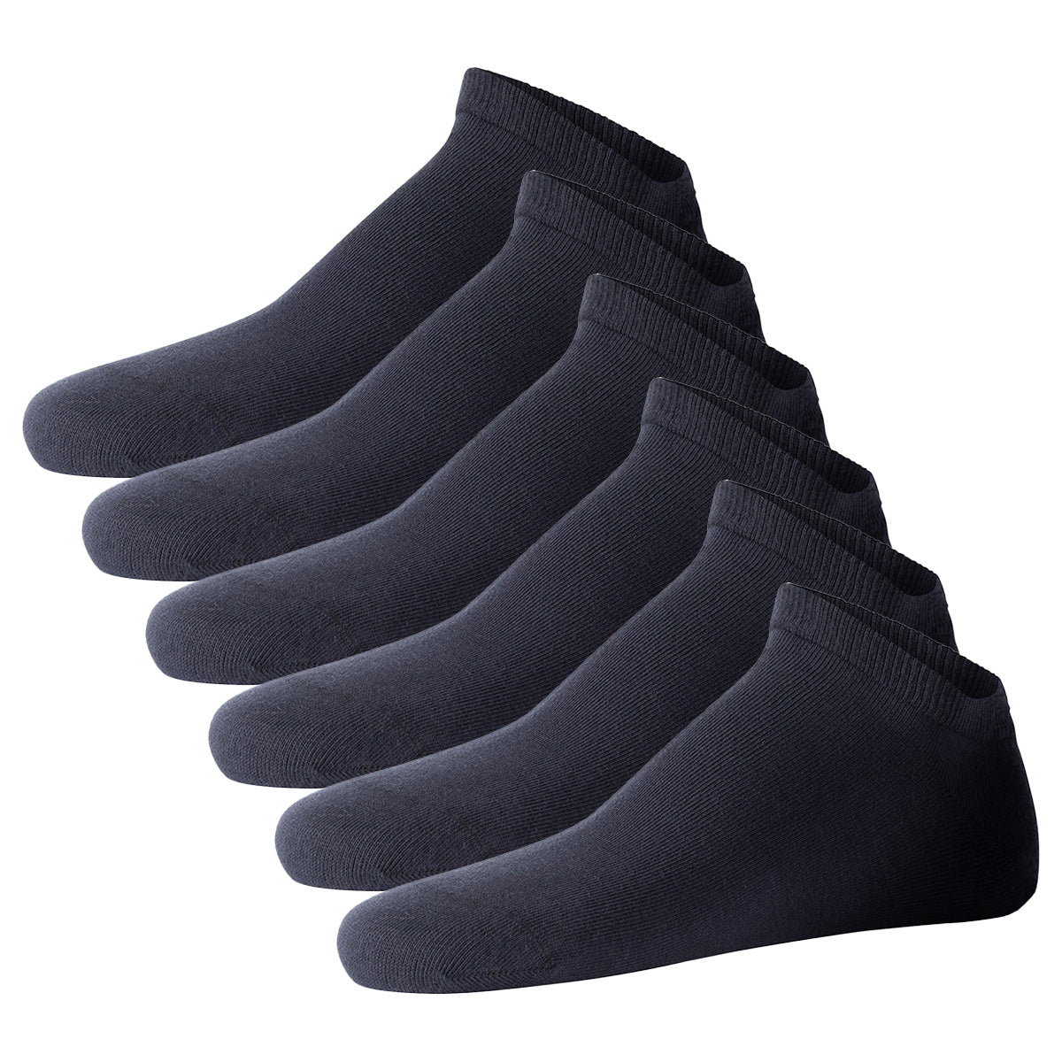 JOOP! Unisex Sneakersocken, 6er Pack - Premium Essential Organic Cotton Sneaker, Logo, einfarbig