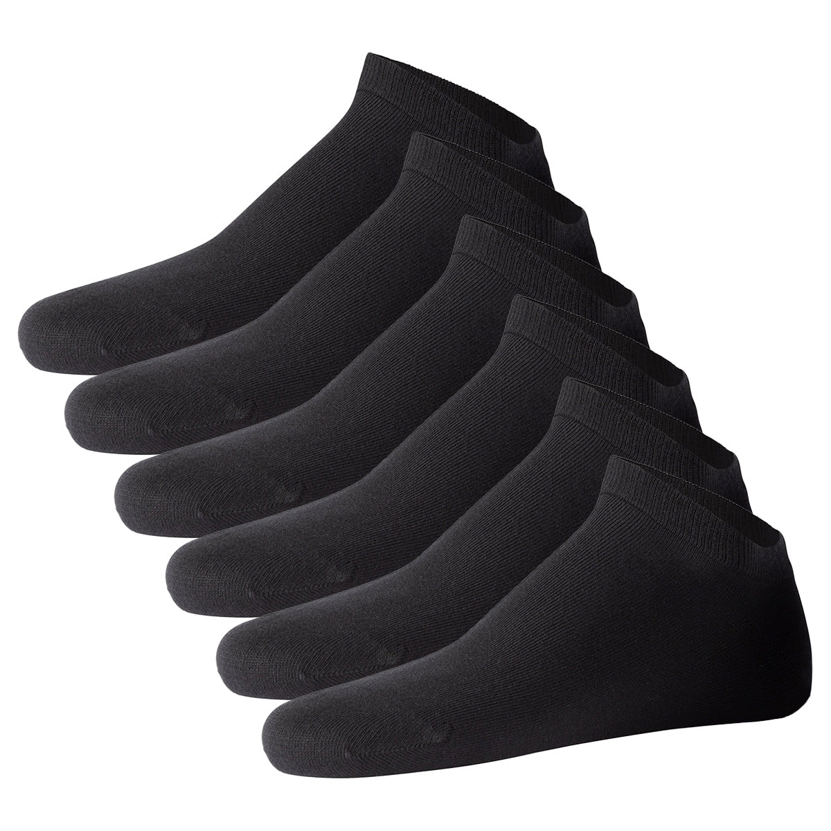 JOOP! Unisex Sneakersocken, 6er Pack - Premium Essential Organic Cotton Sneaker, Logo, einfarbig