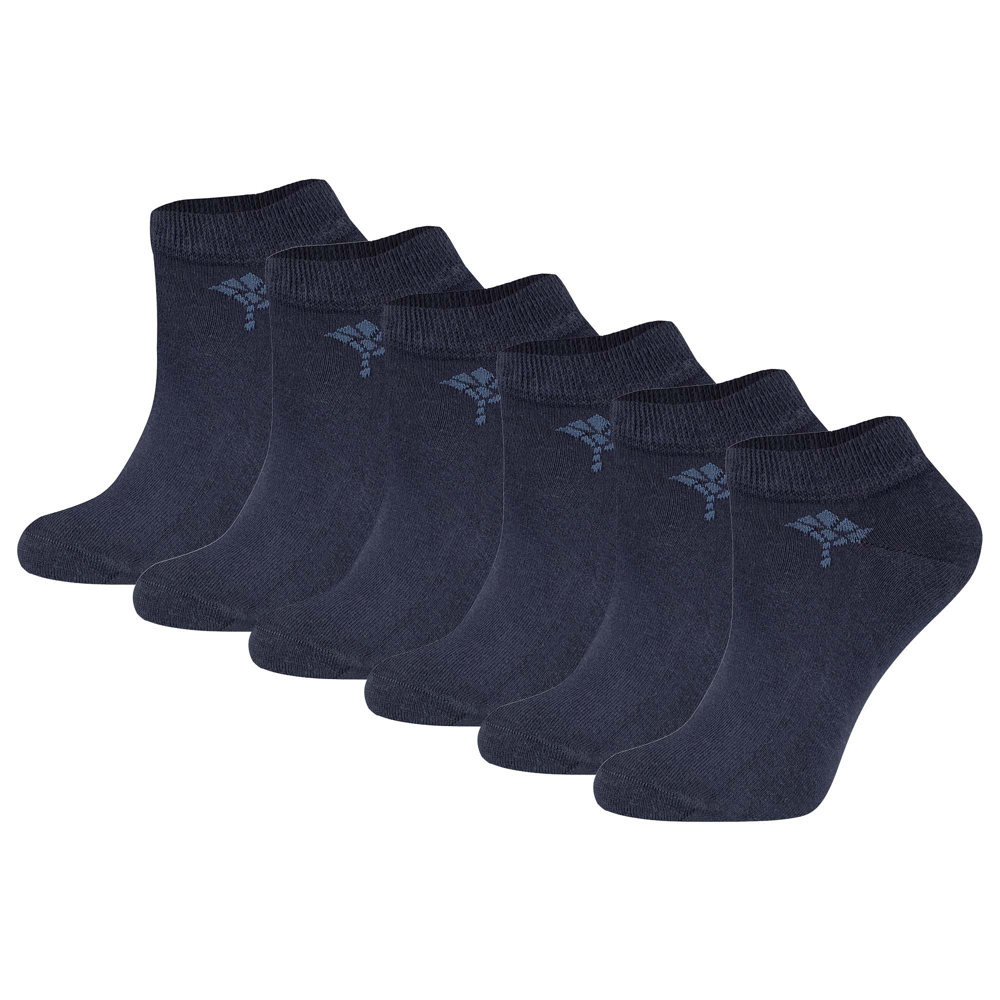 JOOP! Damen Sneakersocken, 6er Pack - Daily Glam Organic GOTS Sneaker, Baumwoll-Mix, uni