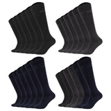JOOP! Herren Kniestrümpfe, 6er Pack - Premium Essential Cotton Knee High, Logo, einfarbig