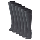 JOOP! Herren Kniestrümpfe, 6er Pack - Premium Essential Cotton Knee High, Logo, einfarbig