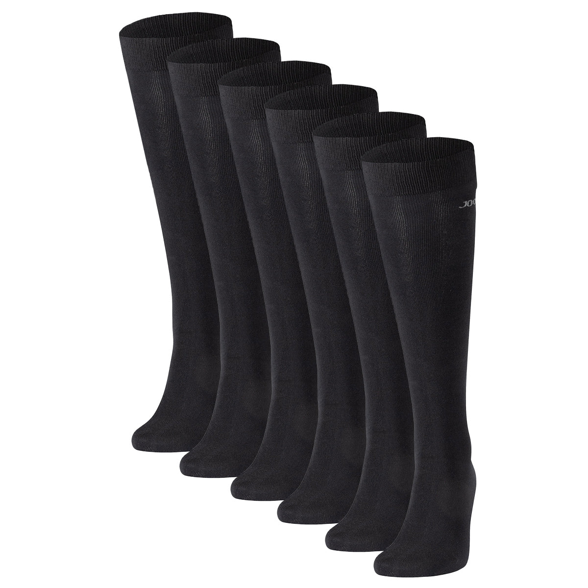 JOOP! Herren Kniestrümpfe, 6er Pack - Premium Essential Cotton Knee High, Logo, einfarbig