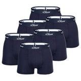 s.Oliver Herren Boxershorts, 6er Pack - Boxerbrief, Baumwoll-Stretch
