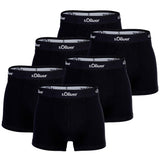 s.Oliver Herren Boxershorts, 6er Pack - Boxerbrief, Baumwoll-Stretch